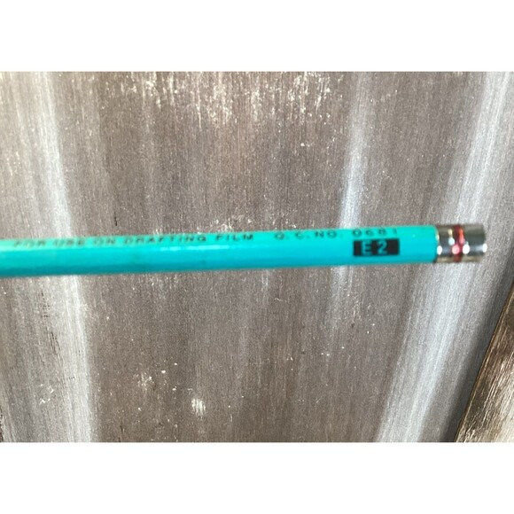 Berol Mixed Lot 21 Drafting Filmograph Turquoise Verithin Pencils Made USA (31) - Picture 16 of 16